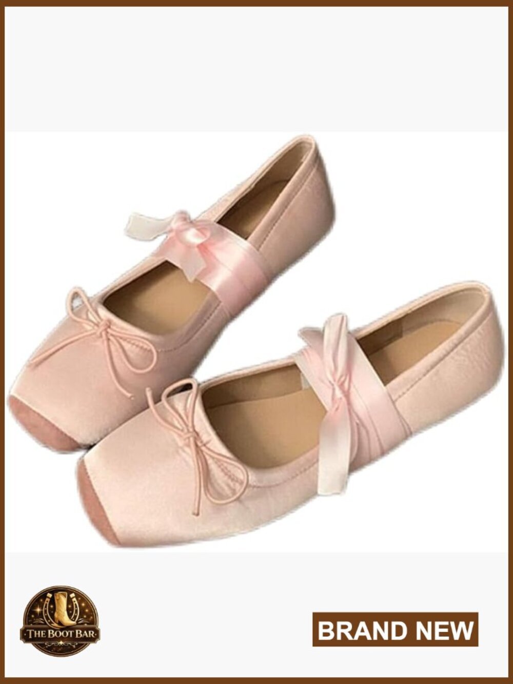 Lace Up Ankle Strap Ballet Flats Floral Dressy Shoes